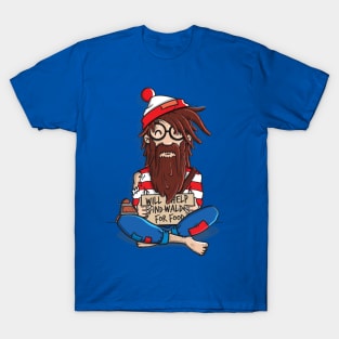 Will help find Waldo for food T-Shirt